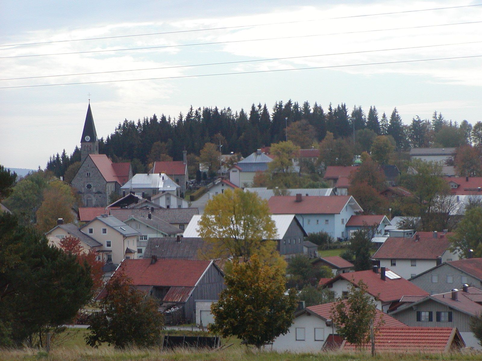 Finsterau vom Wistlberg aus