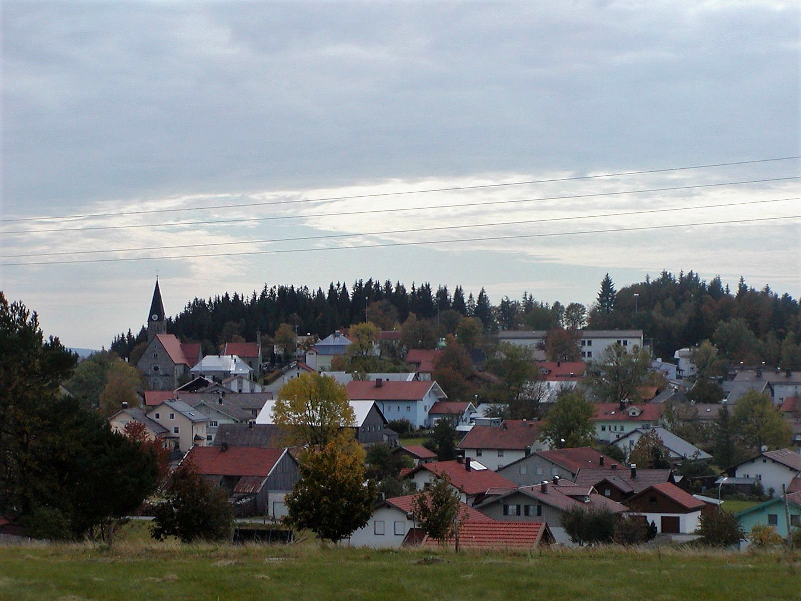 Finsterau vom Wistlberg aus