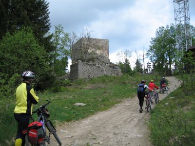 Anstieg zur Burgruine Wittinghausen